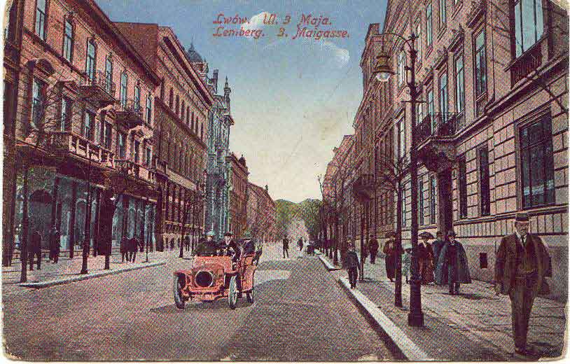 Lwow 3 May Street 1915