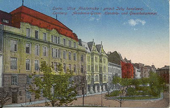 Lviv Academic street 1918